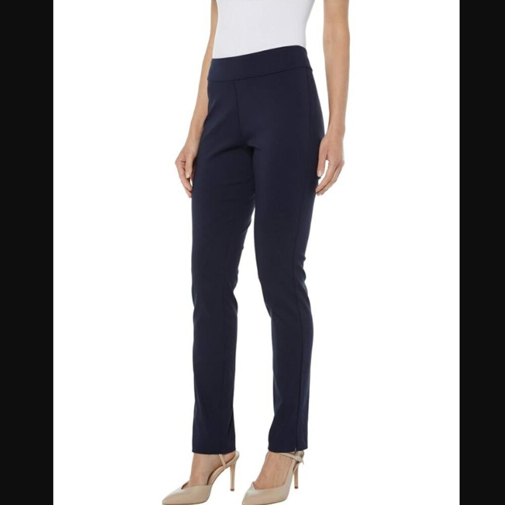 Krazy Larry Women's Navy Pull-On Skinny Pants Size 10